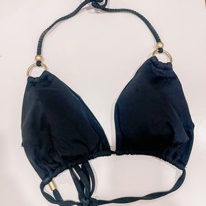Vitamin A black bikini top